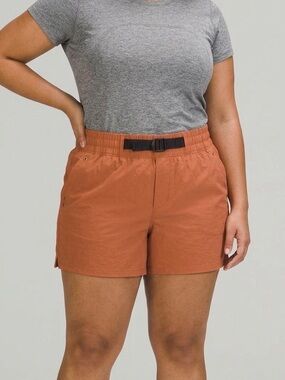 FLX Buckle-Front Twill Shorts